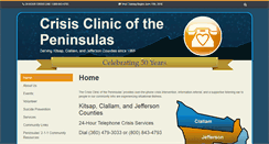 Desktop Screenshot of crisisclinicofthepeninsulas.org