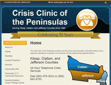 Tablet Screenshot of crisisclinicofthepeninsulas.org